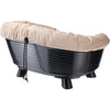 Cesto - FERPLAST - DIVANO TRONO 4 - Con cuscino - Nero