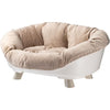 Cesto - FERPLAST - DIVANO TRONO 6 - Con cuscino - Bianco