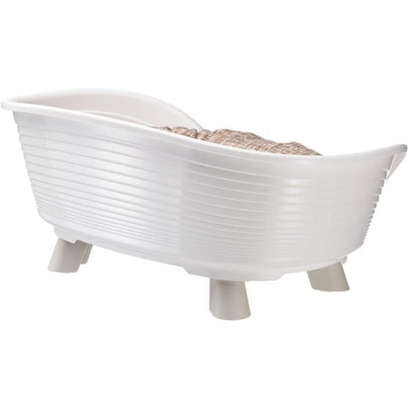 Cesto - FERPLAST - TRONO 4 - Con cuscino relax - Bianco