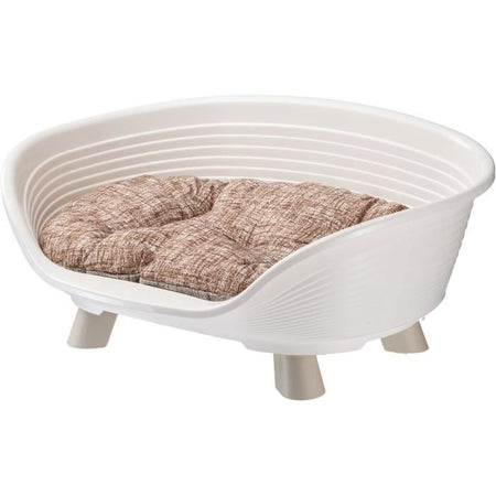 Cesto - FERPLAST - TRONO 4 - Con cuscino relax - Bianco
