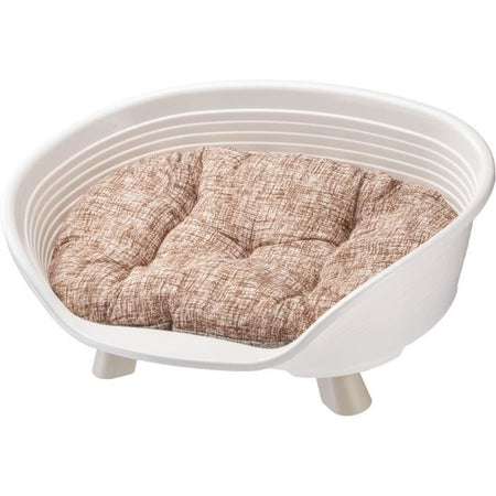 Cesto - FERPLAST - TRONO 4 - Con cuscino relax - Bianco