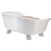 Cesto - FERPLAST - TRONO 4 - Con cuscino relax - Bianco