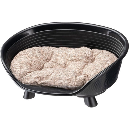 Cesto - FERPLAST - TRONO 4 - Con cuscino relax - Nero