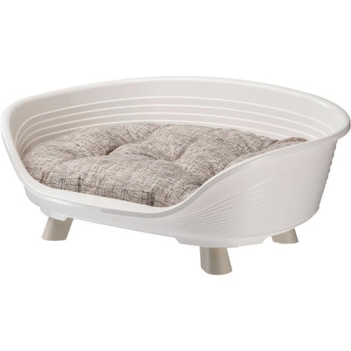 Cesto - FERPLAST - TRONO 6 - Con cuscino relax - Bianco