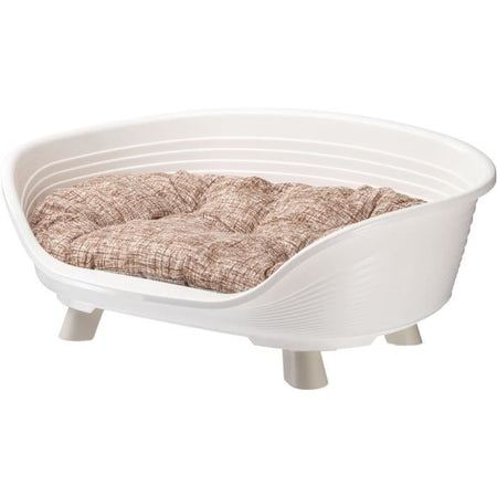 Cesto - FERPLAST - TRONO 6 - Con cuscino relax - Bianco