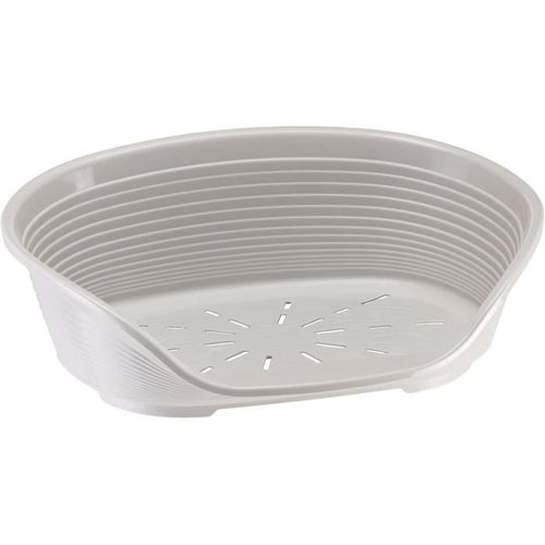 Cesto SIESTA DELUXE Misura 4 - 61,5*45*21,5 cm - Grigio chiaro - FERPLAST