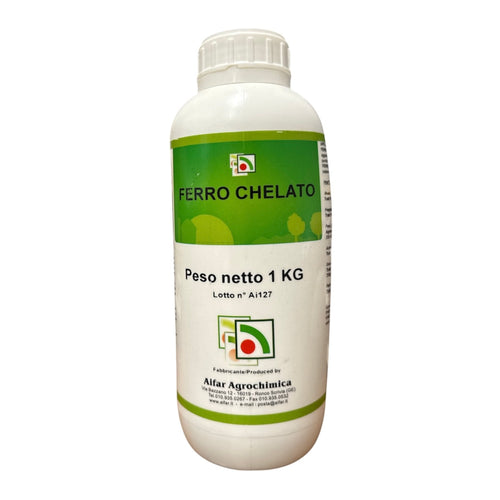 Ferro Chelato Kg.1 Soluzione di Concime a Base di Ferro (Fe) EDTA Aifar