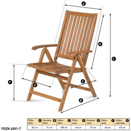 Sedie regolabili - Fieldmann - FDZN 4001-T