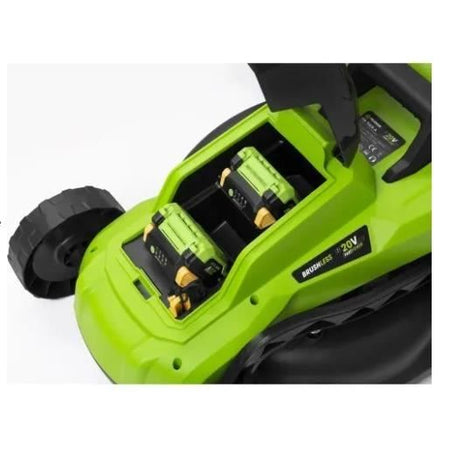 Cortacésped inalámbrico - FIELDMANN - 20V - Corte 33 cm - Altura máxima 65 mm - Batería y cargador no incluidos