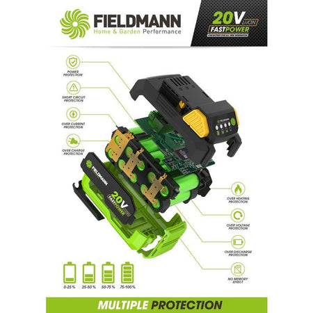 Batteria - FIELDMANN - 20V - 2Ah