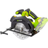 Sierra circular inalámbrica - FIELDMANN - 20V - 165 mm - Guía láser - Batería y cargador no incluidos