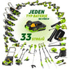 Cortacésped inalámbrico - FIELDMANN - 20V - Corte 37 cm - Altura máxima 75 mm - Batería y cargador no incluidos