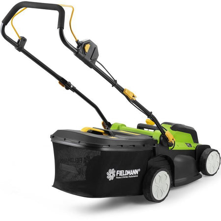 Rasaerba a batteria - FIELDMANN - 20V - Taglio 37 cm - Altezza max 75 mm - Batteria e caricabatteria non inclusi