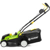 Cortacésped inalámbrico - FIELDMANN - 20V - Corte 37 cm - Altura máxima 75 mm - Batería y cargador no incluidos