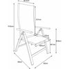 Sedia da giardino in 2 pezzi - Fieldmann - FDZN 5018