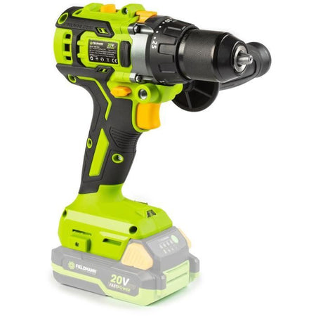 Trapano a percussione a batteria - FIELDMANN - 20V - Brushless - 1900 giri/min - 60 Nm - Batteria e caricabatteria non inclusi