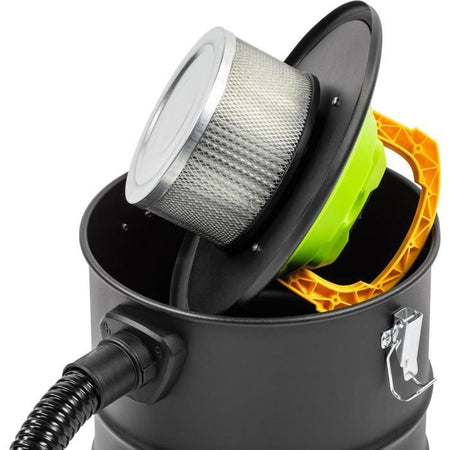 Aspiracenere senza fili - FIELDMANN - 20V - Filtro HEPA lavabile - Batteria e caricabatteria non inclusi