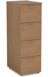 Classificatore in legno per ufficio a 4 cassetti cm. 49x55x141,2h