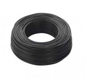 Filo Unipolare 1.5 Nero Rotolo Mt.100