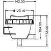 Filtro Acqua In Plastica Lt.150/H