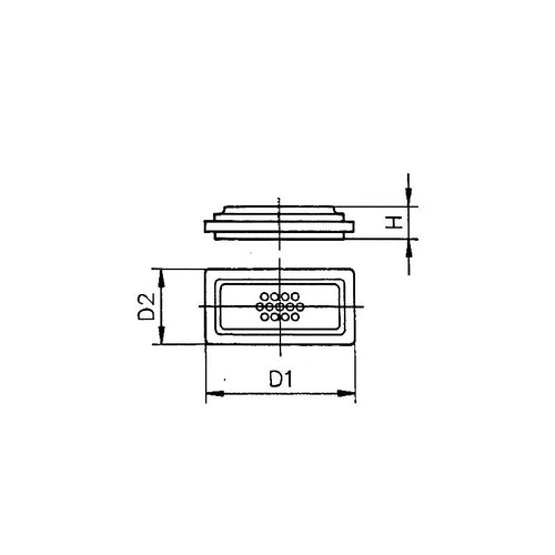Filtro Aria Volvo Or. 876185-876069