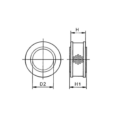 Filtro Aria Yanmar Or. 129470-12330