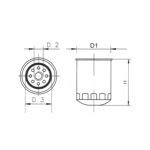 Filtro Olio Yanmar 129150-35150/1