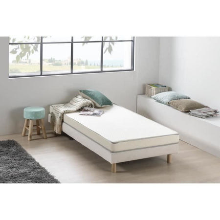 Materasso in schiuma 90 x 190 - Comfort costante - Spessore 12 cm - Consegnato arrotolato - DEKO DREAM Kietoa
