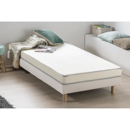 Materasso in schiuma 90 x 190 - Comfort costante - Spessore 12 cm - Consegnato arrotolato - DEKO DREAM Kietoa