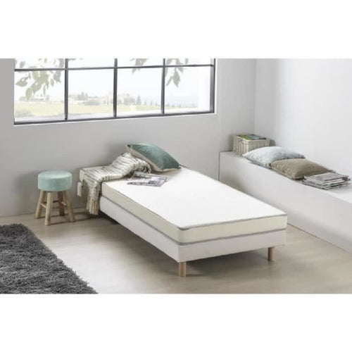 Materasso in schiuma 90 x 200 - Comfort costante - Spessore 12 cm - Consegnato arrotolato - DEKO DREAM Kietoa