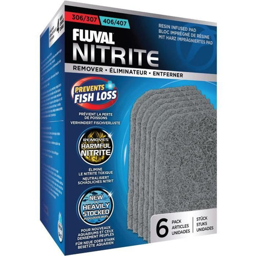 Filtro per nitrati Fluval 307/407 - 6 pezzi - Blu - Per pesci d'acqua fredda