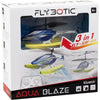 Helicóptero teledirigido - FLYBOTIC - Helico Aqua Blaze - 19 -5 cm - amarillo y negro - 8 aos
