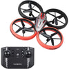 Drone telecomandato - FLYBOTIC - Letto drone paraurti - 17 cm - rosso e nero - 8 anni