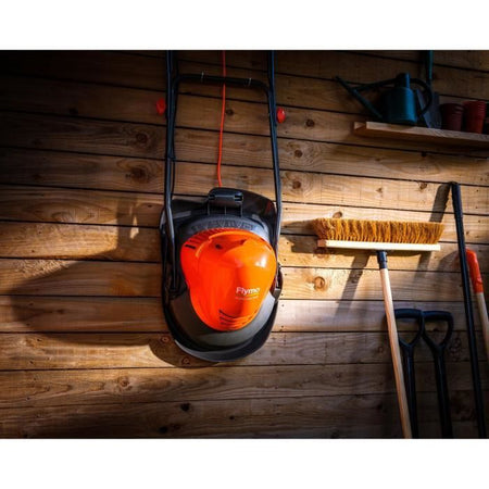 FLYMO Rasaerba a cuscino d'aria Turbo Lite 250 - 1400W - Larghezza di taglio 25cm - Altezza di taglio regolabile 11-31mm - (967909401)