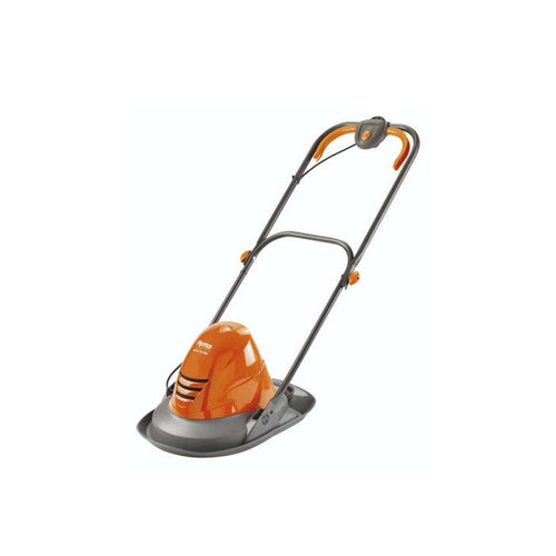 FLYMO Rasaerba a cuscino d'aria Turbo Lite 250 - 1400W - Larghezza di taglio 25cm - Altezza di taglio regolabile 11-31mm - (967909401)