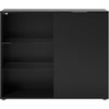Piccolo mobile portaoggetti - Decoro nero - L99,1 x H81,3 x P31,5 cm - Made in Germany