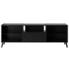 Mobile basso per TV/Hifi - Decorazione nera - L153,5 x A52 x P31,5 cm - Made in Germany