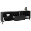 Mobile basso per TV/Hifi - Decorazione nera - L153,5 x A52 x P31,5 cm - Made in Germany