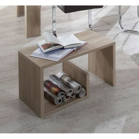 Tavolino - Decoro rovere - L59 x A38 x P36 cm - Prodotto in Germania