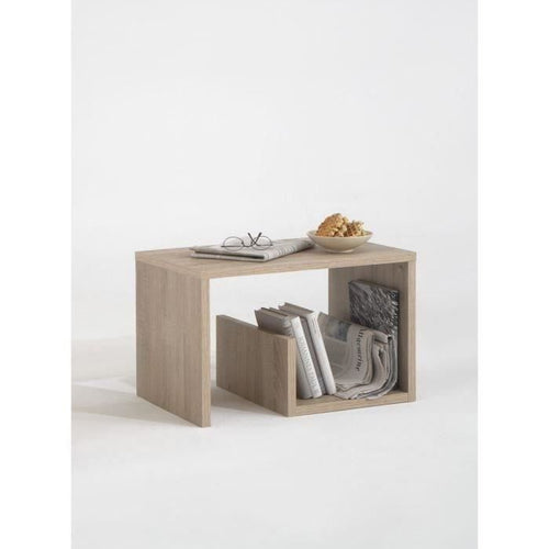Tavolino - Decoro rovere - L59 x A38 x P36 cm - Prodotto in Germania