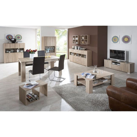 Tavolino - Decoro rovere - L59 x A38 x P36 cm - Prodotto in Germania