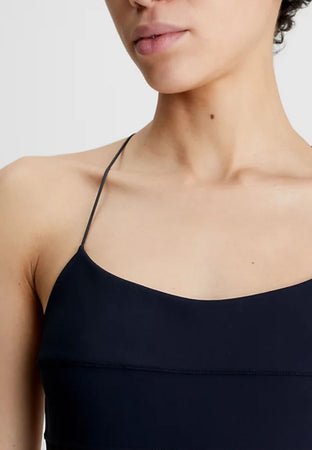 calvin klein VESTITO STRAPPY CROSSBACK SLIP DRESS da uomo