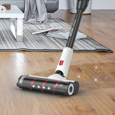SOGO Aspirapolvere verticale ricaricabile 350W  sistema ciclonico (senza sacco) 180° rotazione spazzola