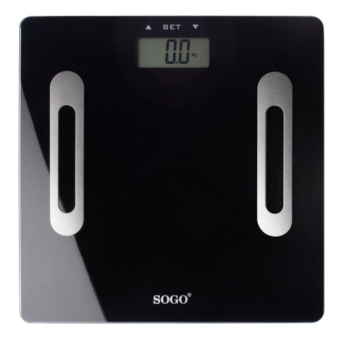 SOGO BAB-SS-3981 Bilancia da bagno elettronica con misuratore di peso - grassi - idratazione