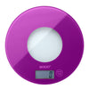 SOGO Bilancia elettronica  in vetro colorato viola