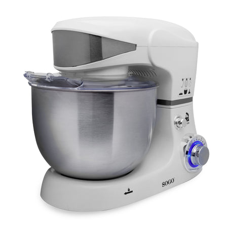 SOGO 3 in 1 potente miscelatore  1000W/ 5L/ 6velocità/ acciaio inox