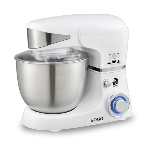 SOGO 3 in 1 potente miscelatore  1000W/ 5L/ 6velocità/ acciaio inox