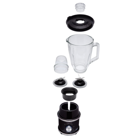 SOGO Frullatore miscelatore a 2 velocità 1300W (anche ghiaccio)  1.5L  +2 barattoli