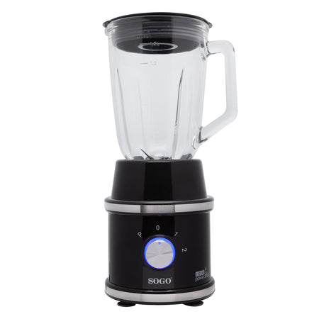SOGO Frullatore miscelatore a 2 velocità 1300W (anche ghiaccio)  1.5L  +2 barattoli