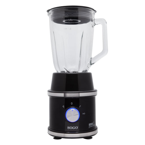 SOGO Frullatore miscelatore a 2 velocità 1300W (anche ghiaccio)  1.5L  +2 barattoli